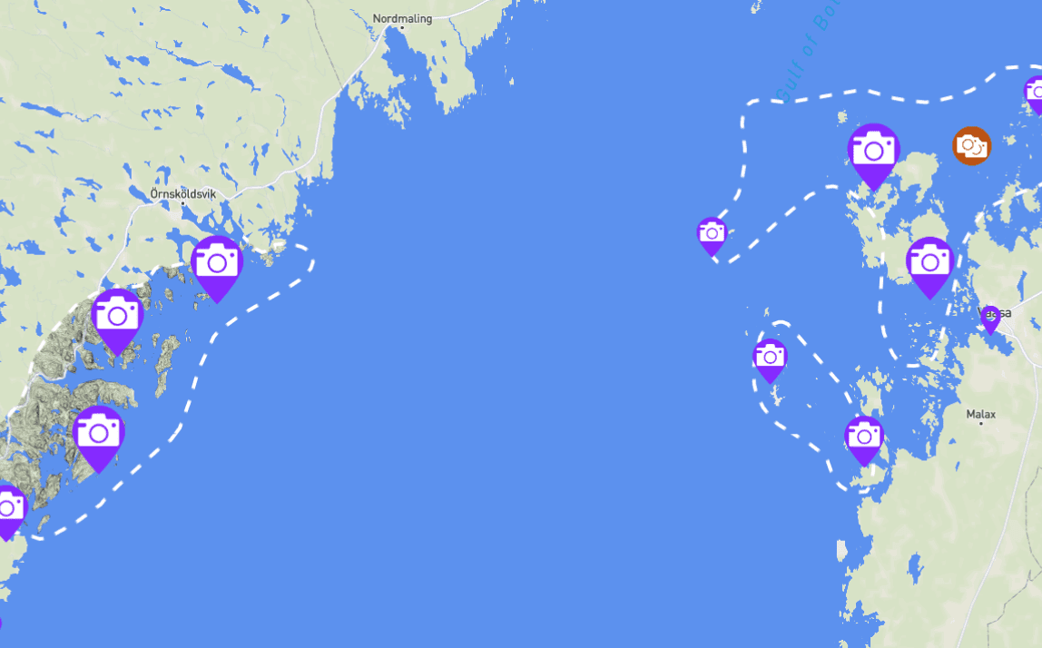 map over the world heritage area